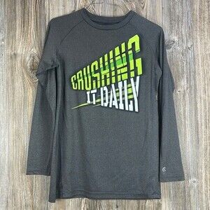 Champion C9 “Crushing It Daily” Youth Long Sleeve Wicking T Shirt Size Lg 12/14